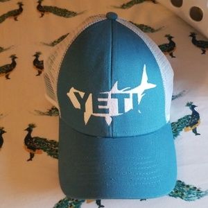 Yeti Fish Hat Teal Trucker Hat | Poshmark